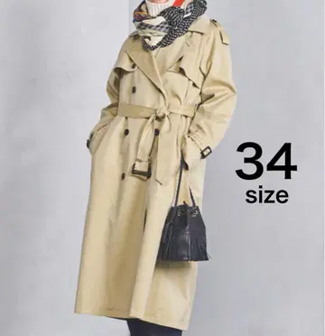 유나이티드 애로우즈 UWSC 빅 트렌치코트 34 UNITED ARROWS
