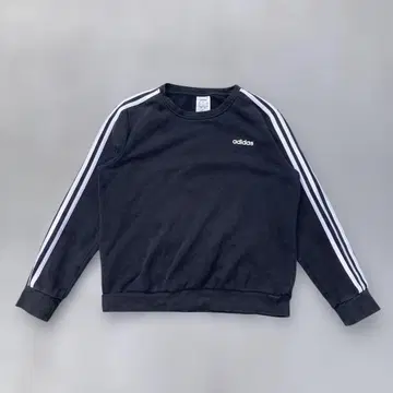 adidas 맨투맨 트레이닝복 쓰리 스트라이프 블랙 구제 의류