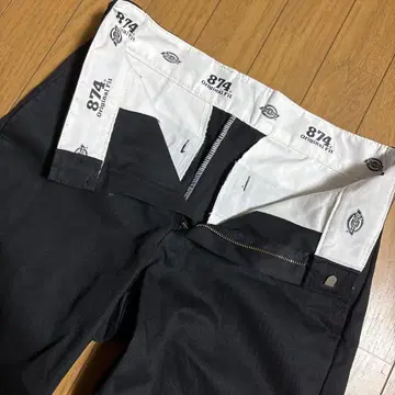 874 오리지널 핏 블랙 워크 팬츠