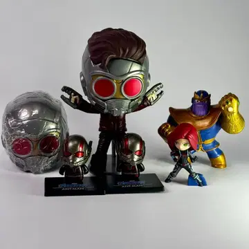 MARVEL 마블 가챠 피규어 6체 세트