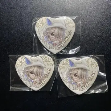 밤의 파수꾼 이타카 화이트데이 트레이딩 하트 캔뱃지