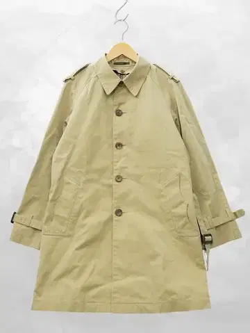 폴스미스 버튼업 소매 벨트 라이너 포함 스탠드 칼라 코트 S