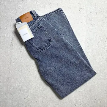 미사용 택 포함 지우논 스트레이트 데님 팬츠 BLU 사이즈 1 (M~L)