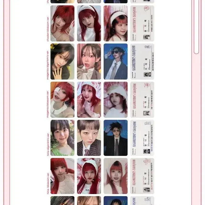 QWER Algorithms Blossom ヒナ トレカ ヨントン QWER Algorithms Blossom ヒナ トレカ ヨントン QWER