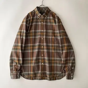 BEAMS PLUS (hb) 일본제 M 버튼 다운 셔츠 체크