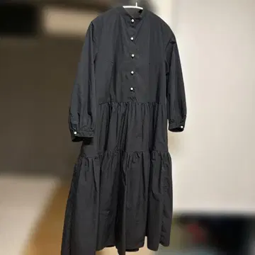SONO 블랙 캉캉 스커트 원피스