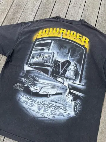 00's 'Lowrider' Super Show Print T-Shirt