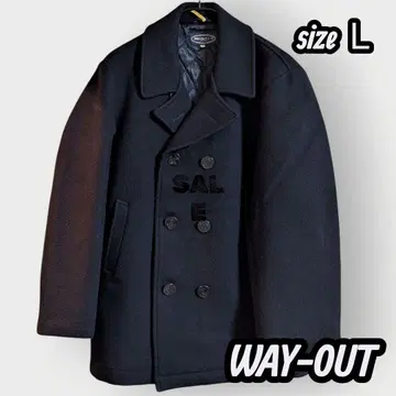 [ BEAMS 구매 ] WAY-OUT 피 코트 L 사이즈
