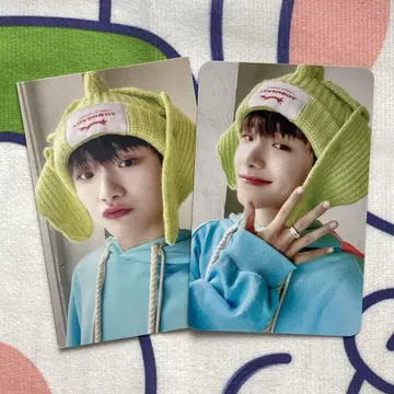 BOYNEXTDOOR 운학 WHO! 사전 채널 트레이딩 카드 2장