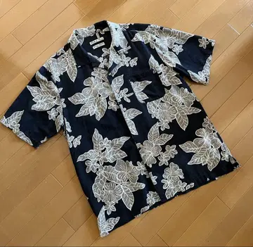 Batik Bay 실크 알로하 셔츠 반팔 셔츠