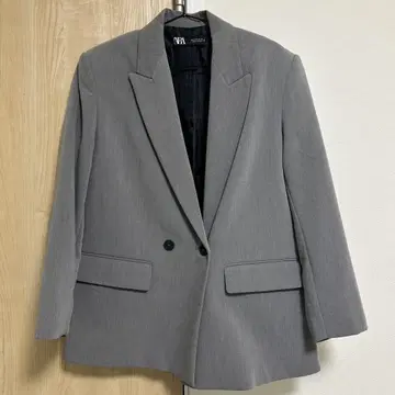 ZARA 그레이 테일러드 자켓 M 사이즈