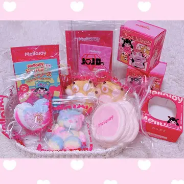 Mellojoy 트론 스퀴즈 멜로조이 수플레 곰 하트 고양이 손톱 도파민