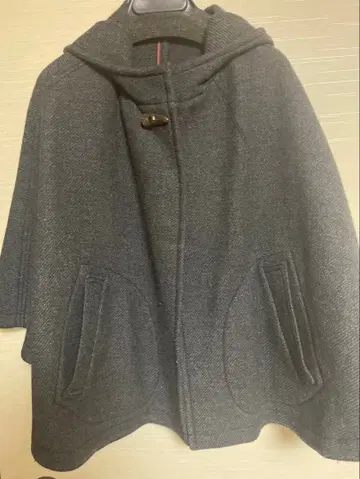 투모로우랜드 후드 부착 판초 무료배송