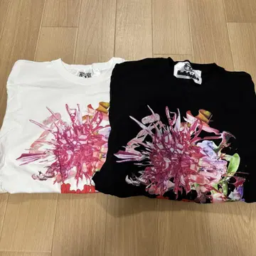 피넛 군 라이브 T셔츠 부바부보 화이트 블랙