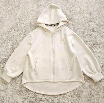 2024년 MARY QUANT MQ 로고 본딩 후드티