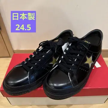 새상품 ONE STAR BLACK GOLD 24.5 일본제