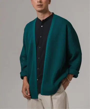 [택 포함 미사용 새상품] 에디피스 드라이 메쉬 버튼리스 가디건