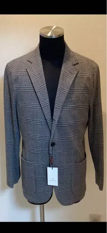 UNITED ARROWS 그레이 체크 무늬 자켓 48 유나이티드 애로우즈