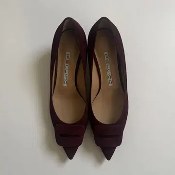 새상품 PELLICO FIBBIA 보르도 미들 힐