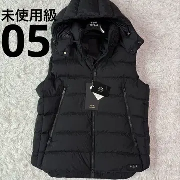 미사용급/2XL 타트라스 다운 베스트 크로네 2way 더블 지퍼 블랙