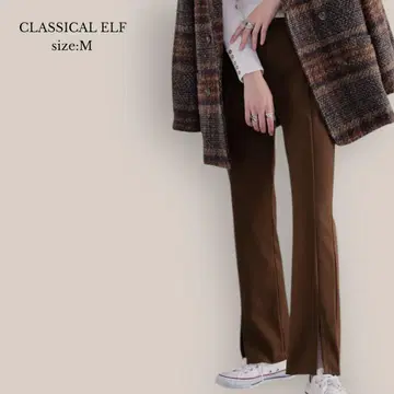 클래식 엘프 CLASSICAL ELF 새상품급 슬릿 기모 티셔츠 팬츠