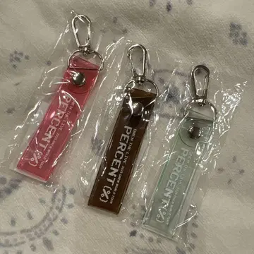 PERCENT PVC 키링 세트