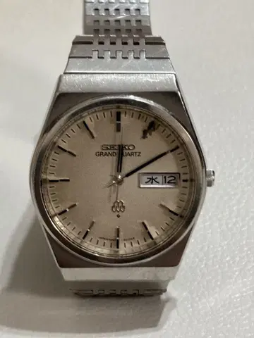 SEIKO GRAND QUARTZ 손목시계 실버