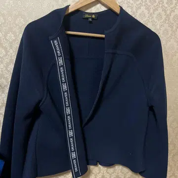 drawer 네이비 노카라 니트 자켓 2