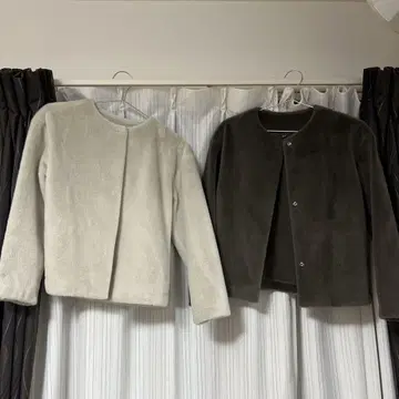 UNIQLO 스무스얀 플리스 노카라 자켓 M 사이즈 2