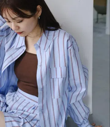 Kastane [ 셋업 가능 ] 스트라이프 셔츠