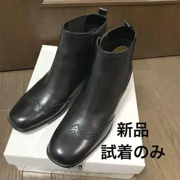 ing 사이드 고어 부츠 23.5cm 블랙