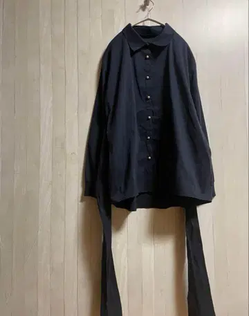 새상품급 치어풀 펄 버튼 셔츠 빅 리본 포함