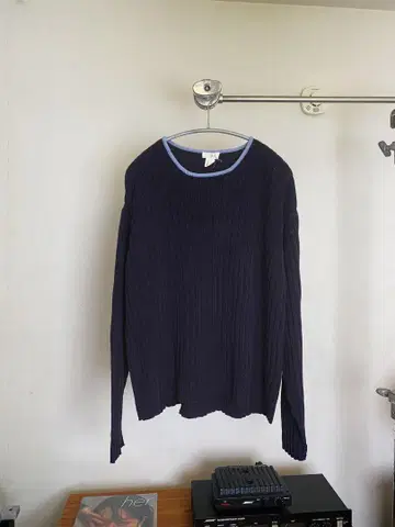 00's j.crew rib sweater / navy