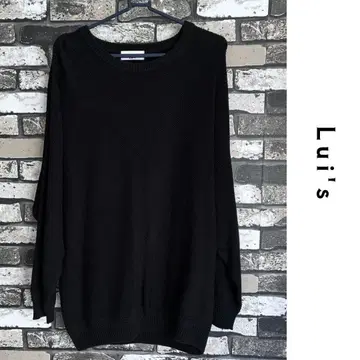 Lui's 루이스 메쉬 편직 스웨터 긴팔 남성용 오샤레