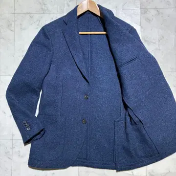 라르디니 테일러드 자켓 메리노울 플란넬 이탈리아제 네이비 컬러