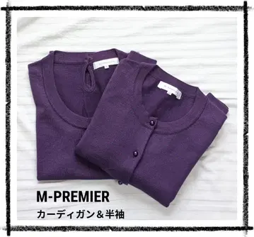 M-PREMIER 가디건 & 반팔 니트