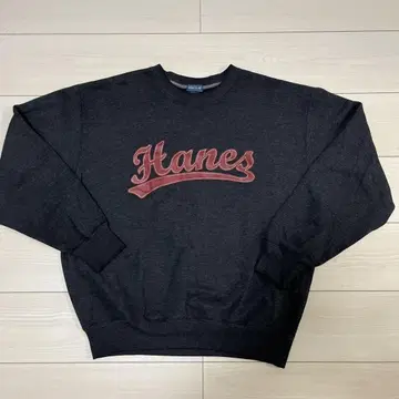 Hanes Beefy-T 다크 그레이 맨투맨