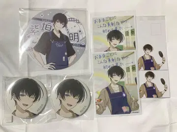 아오페라 시가키 아키라 노래하는 오빠 캔뱃지 엽서 애니메이트 특전