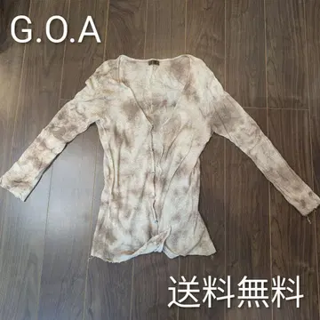 G.O.A. 타이다이 패턴 긴팔 가디건
