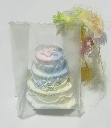 스퀴즈 웨딩 케이크 컬러풀