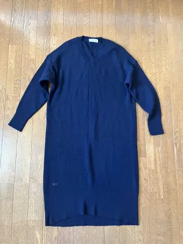 LACOSTE 네이비 V넥 원피스 36