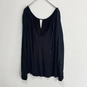 MAX&Co. 실크 슬리브 블라우스 M 블랙 이탈리아제 고급 소재