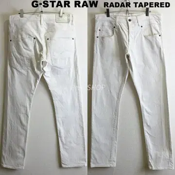 G-STAR RAW RADAR 테이퍼드 W88cm 스트레치 화이트