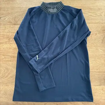 (미사용 새상품) 푸마 골프 모크넥 긴팔 네이비 XXL