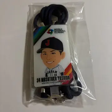 사무라이 재팬 WBC 폰탭 스트랩 34: 요시다 마사타카