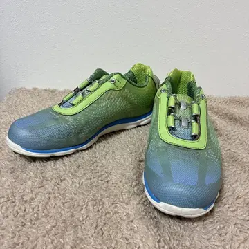 대특가 [ FootJoy ] 라임 x 블루 23cm 골프화 스파이크리스