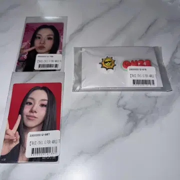 TWICE 온라인 복권 핀즈 세트 스티커 채영
