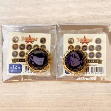 츠키시마 중사 코이토 소위 왕관 캔뱃지 골든 카무이 B 1