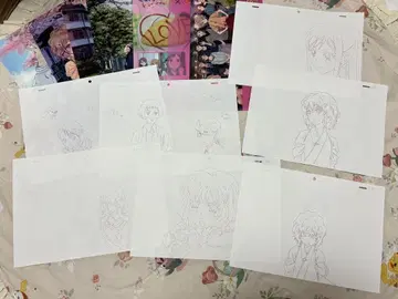 꽃 피는 이로하 극장판 입장 특전 원화 클리어 파일 색지