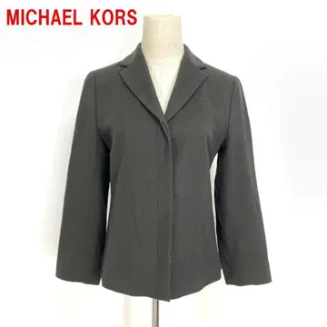 A4705 마이클코어스 테일러드 자켓 울 브라운 계열 4